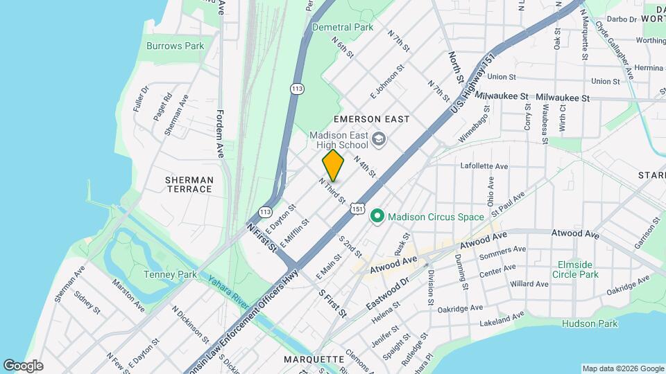 2104 E Mifflin St Mapa y Detalles de la Ubicación