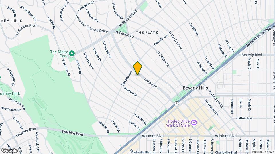 619 N Rodeo Dr Map and Location Details