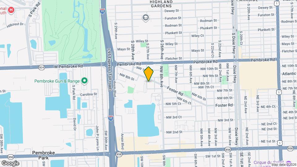 852 NW 8th St Map and Location Details