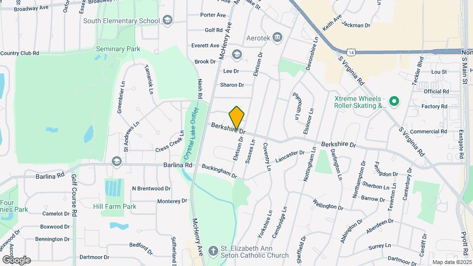 417 Berkshire Dr Map and Location Details