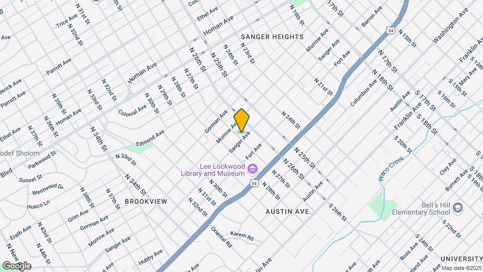 2627 Sanger Ave Map and Location Details
