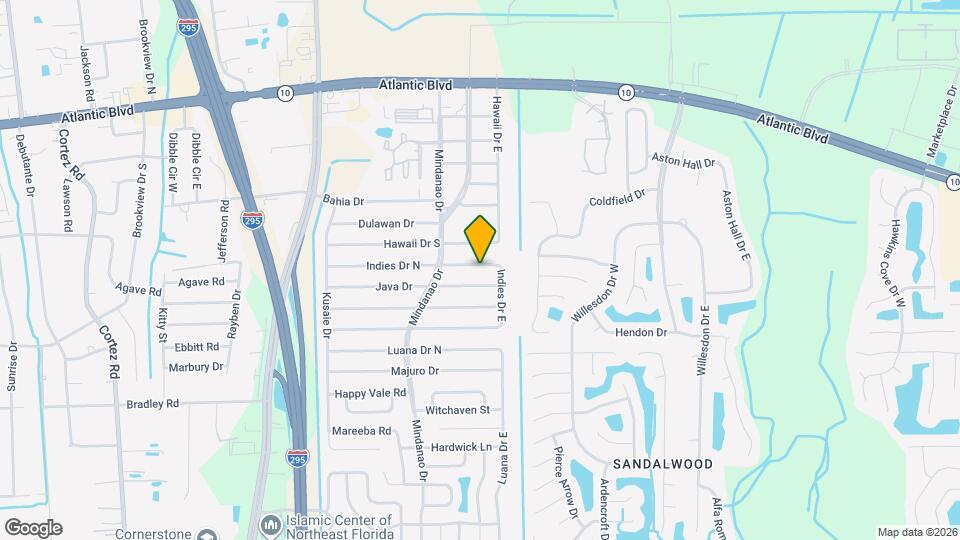 10962 Indies Dr N Map and Location Details