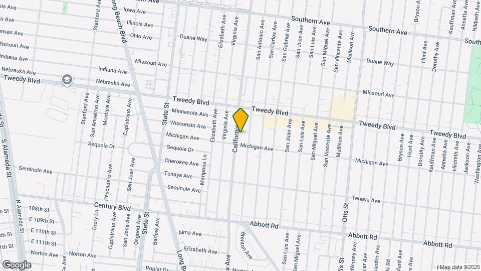 10120 California Ave Map and Location Details