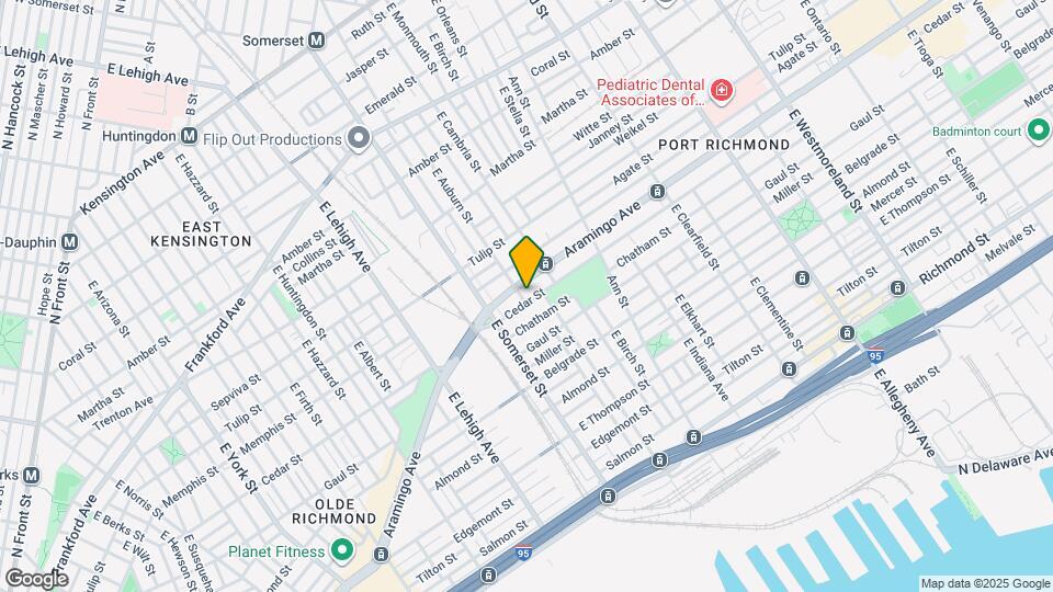 2842 Cedar St Map and Location Details