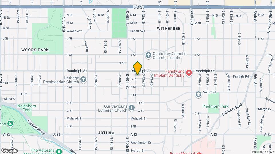 4100 G St Mapa y Detalles de la Ubicación