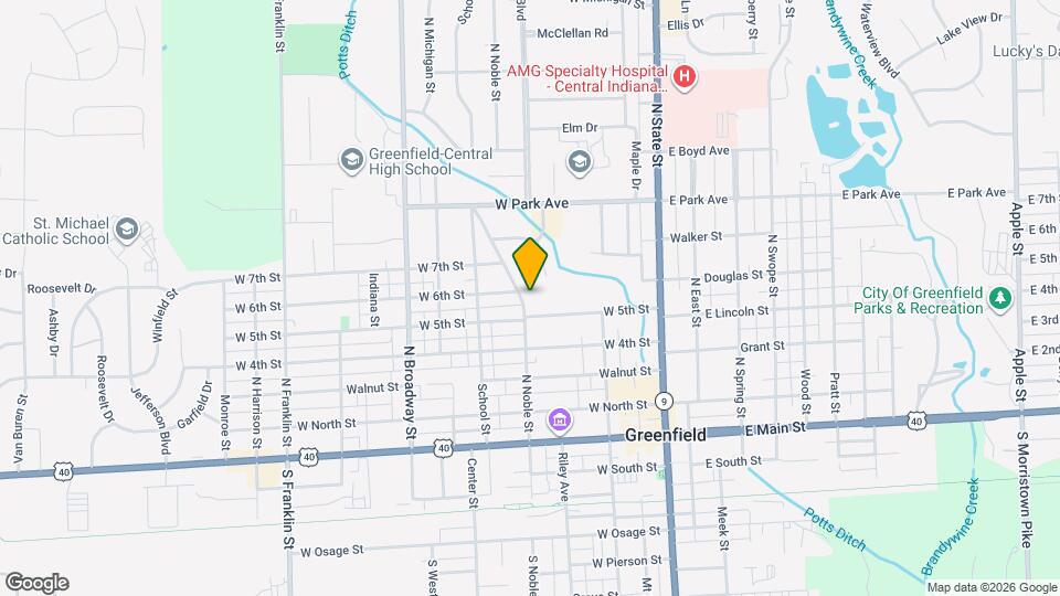 419 N Noble St Map and Location Details