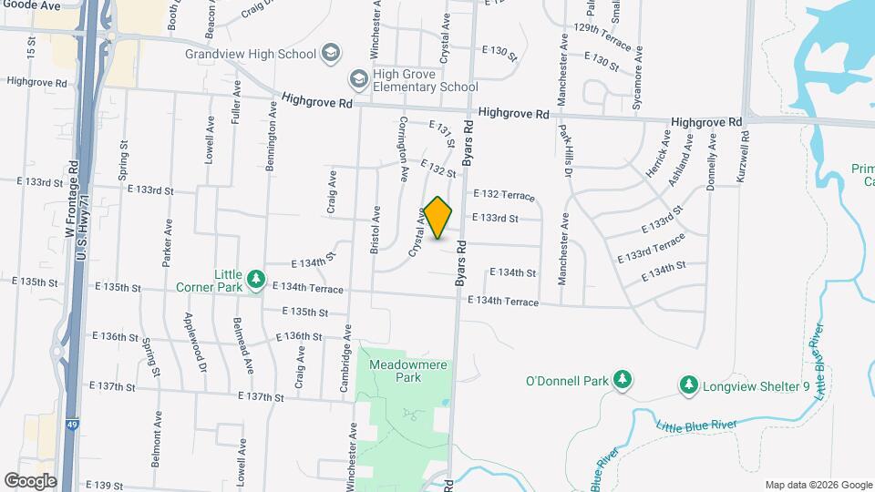 7207 E 133rd Cir Map and Location Details