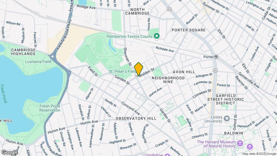252 Walden St Mapa y Detalles de la Ubicación