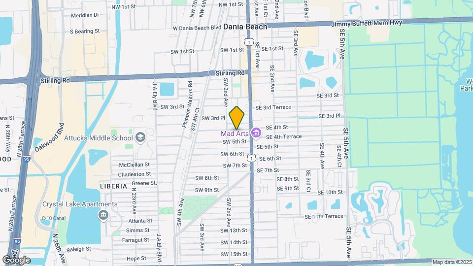 Dania Duplex Mapa y Detalles de la Ubicación