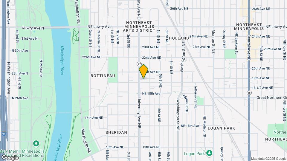341 19th Ave NE Map and Location Details