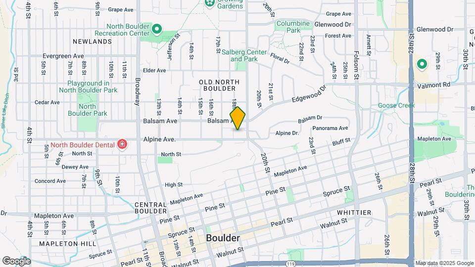 1895 Alpine Ave, Unit H23 Map and Location Details