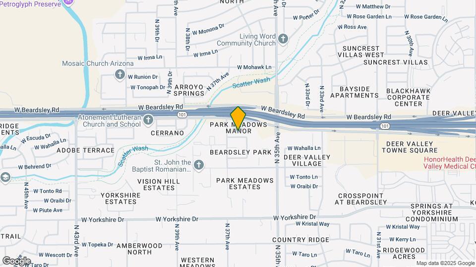 3630 W Escuda Dr Map and Location Details