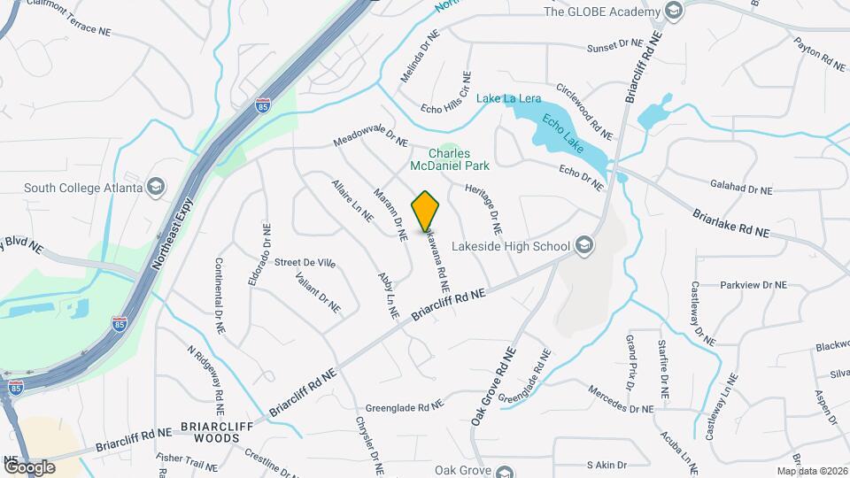 2140 Oakawana Rd NE Map and Location Details