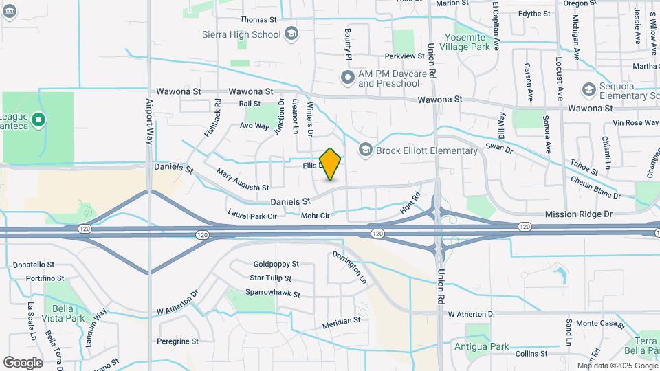 1553 Daniels St Map and Location Details