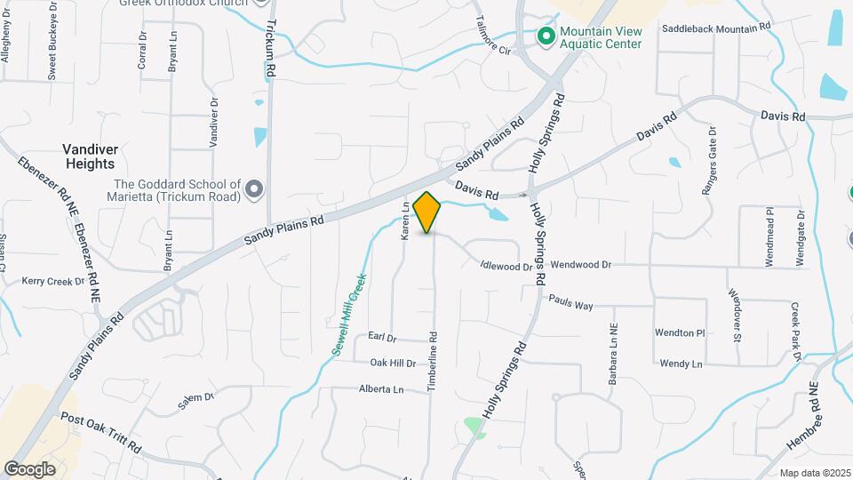 3023 Timberline Rd Map and Location Details