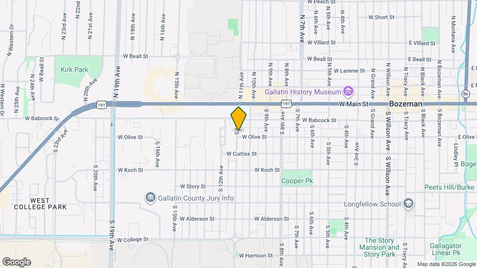 124 S 11th Ave Mapa y Detalles de la Ubicación