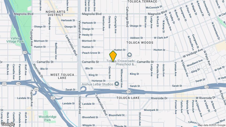 10710 Camarillo St Map and Location Details