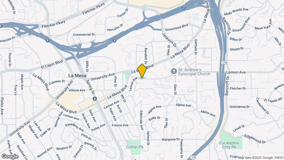 8535 Lemon Ave Map and Location Details