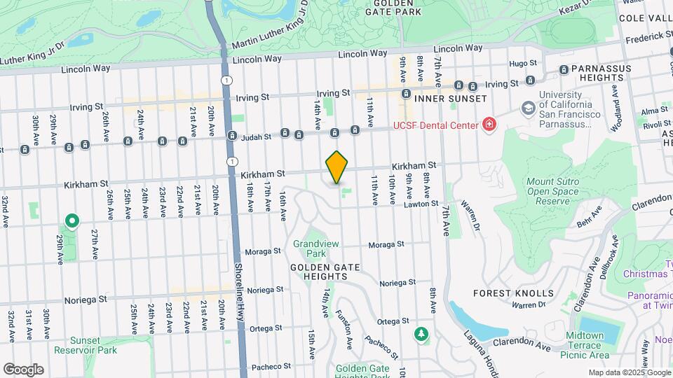 1551-1553 Funston Ave Map and Location Details
