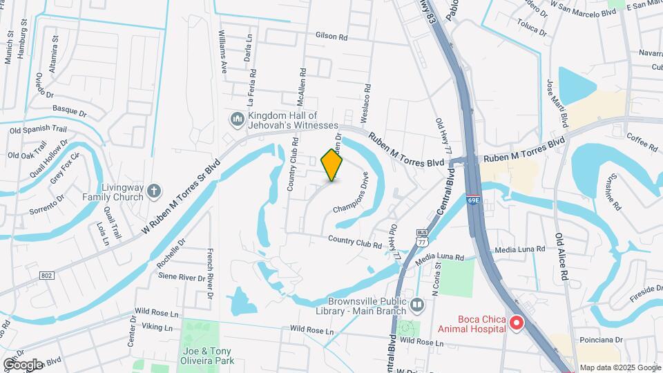 313 McFadden Dr Map and Location Details