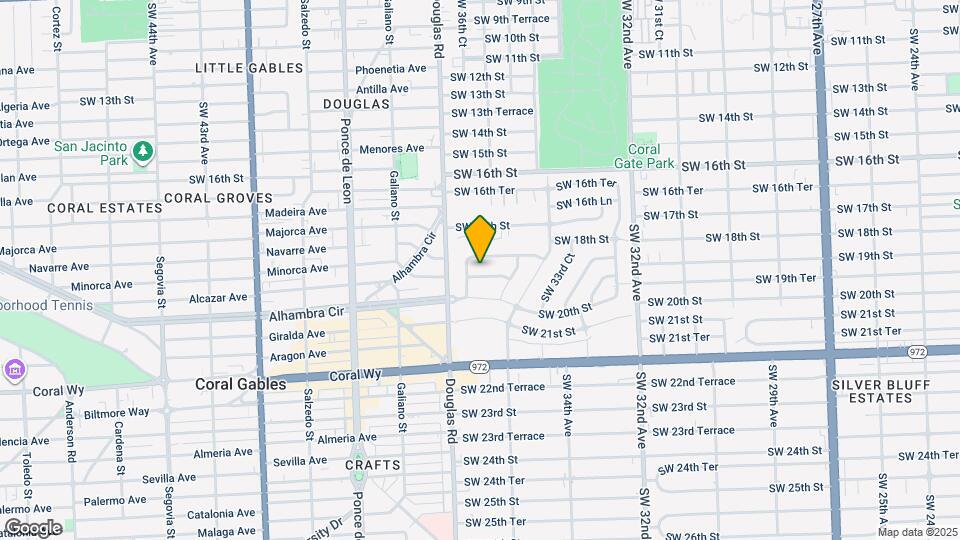 3671 SW 19th St Map and Location Details