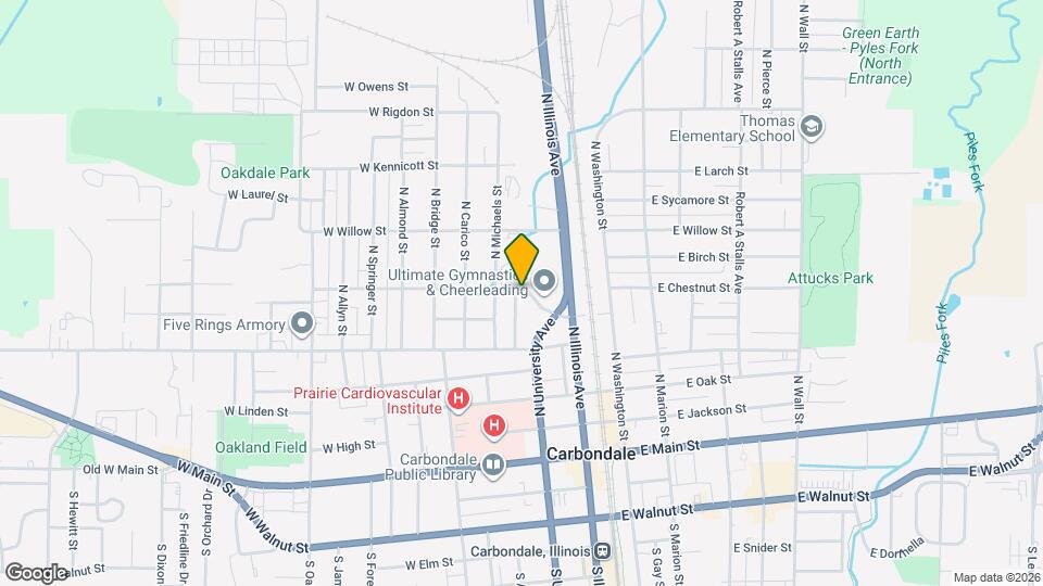 521 N Davis St Map and Location Details
