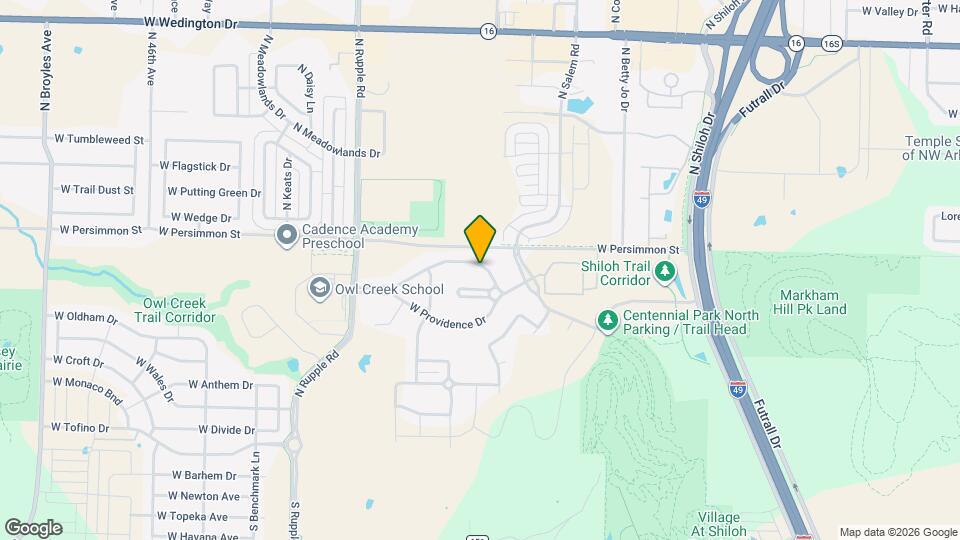 3625 W Mountain View Dr Map and Location Details
