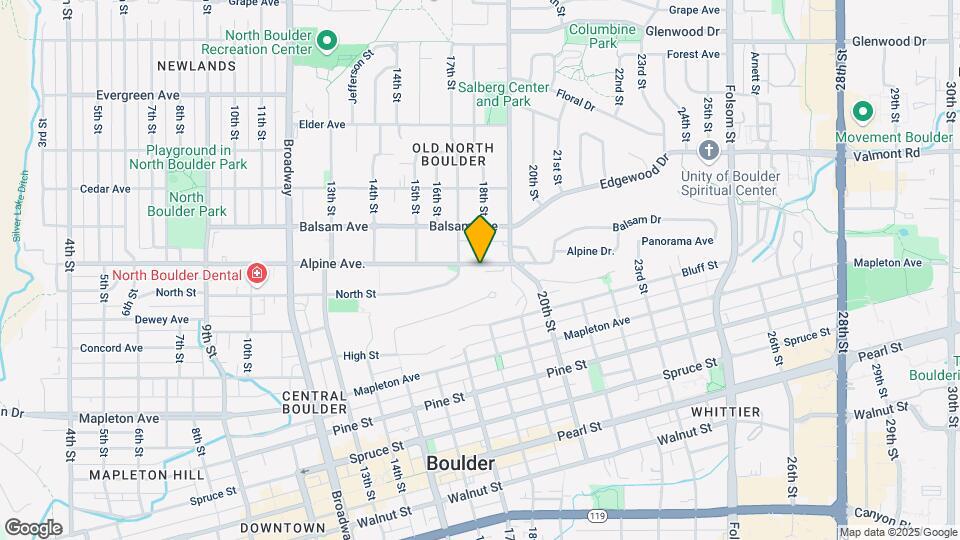 1810 Alpine Ave Mapa y Detalles de la Ubicación