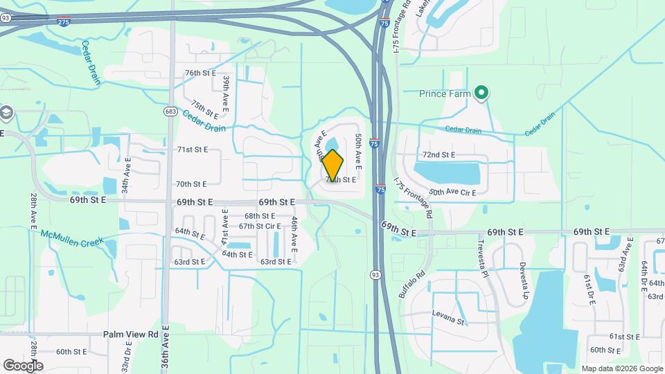 4726 69th Ct E Mapa y Detalles de la Ubicación