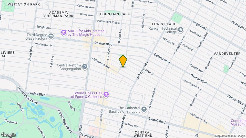 4624 Westminster Pl, Unit B Map and Location Details