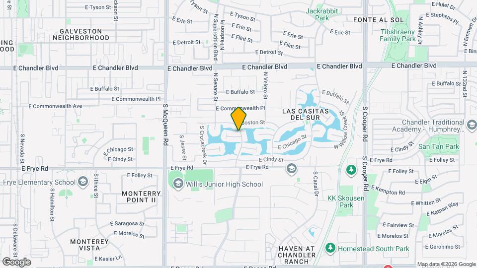 1382 E Butler Cir Map and Location Details