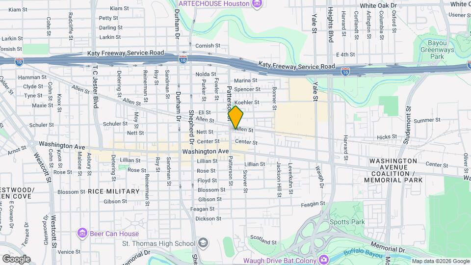 1148 Patterson St Map and Location Details