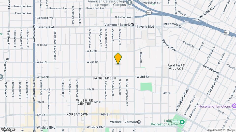 207 S Berendo St, Unit 210 Map and Location Details
