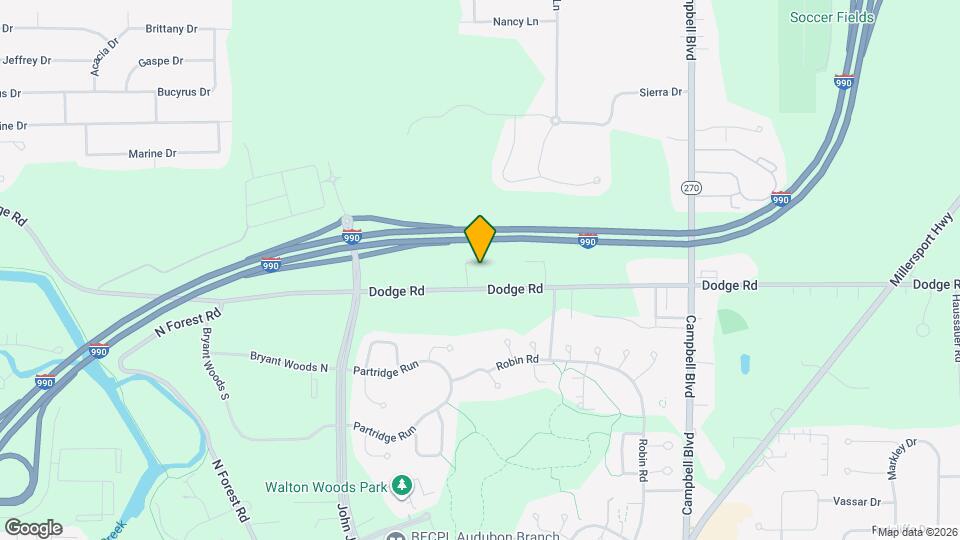 Greens on Dodge Mapa y Detalles de la Ubicación