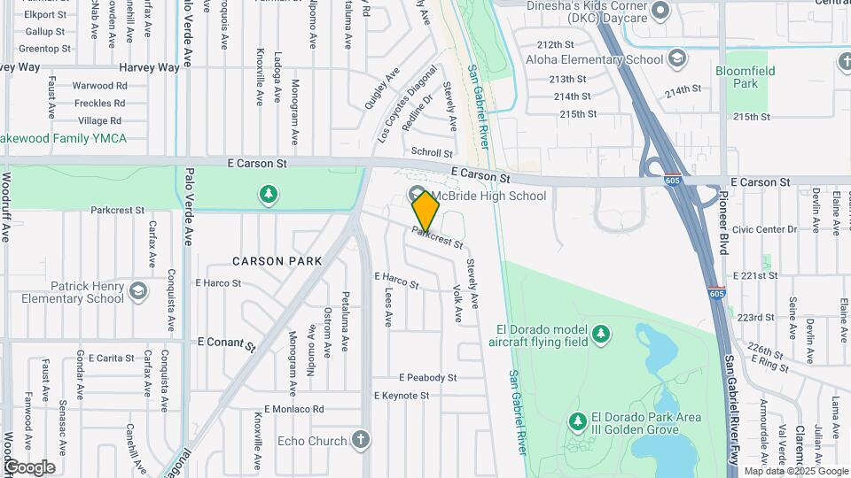 7028 Parkcrest St Map and Location Details