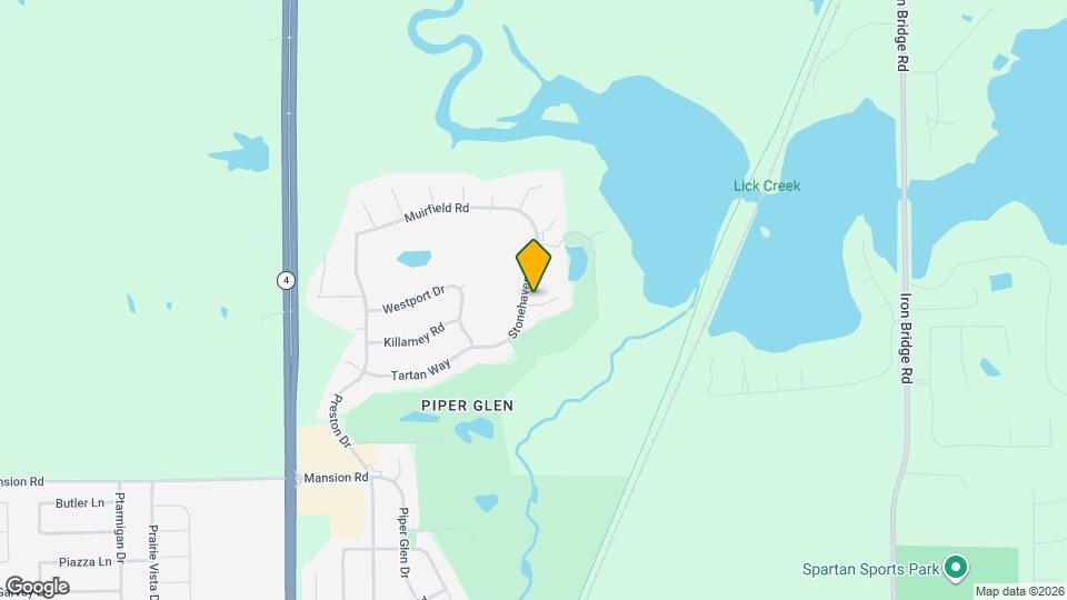 6412 Stonehaven Ridge Map and Location Details