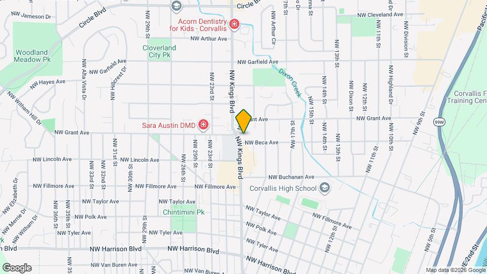 1976 NW Grant Ave Map and Location Details