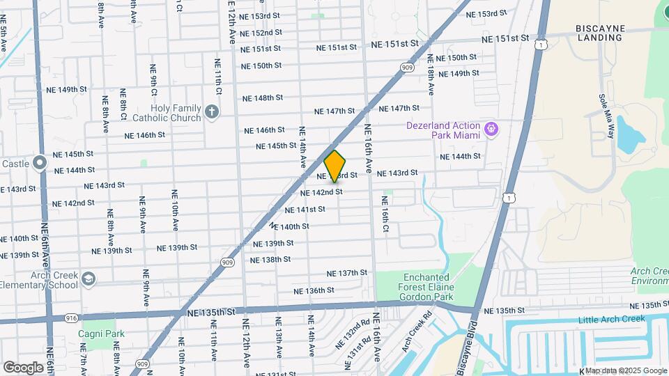 14200 NE 15th Ave Map and Location Details