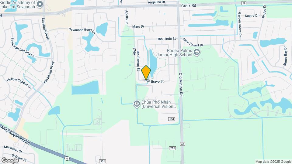 12802 Rio Bravo St Map and Location Details