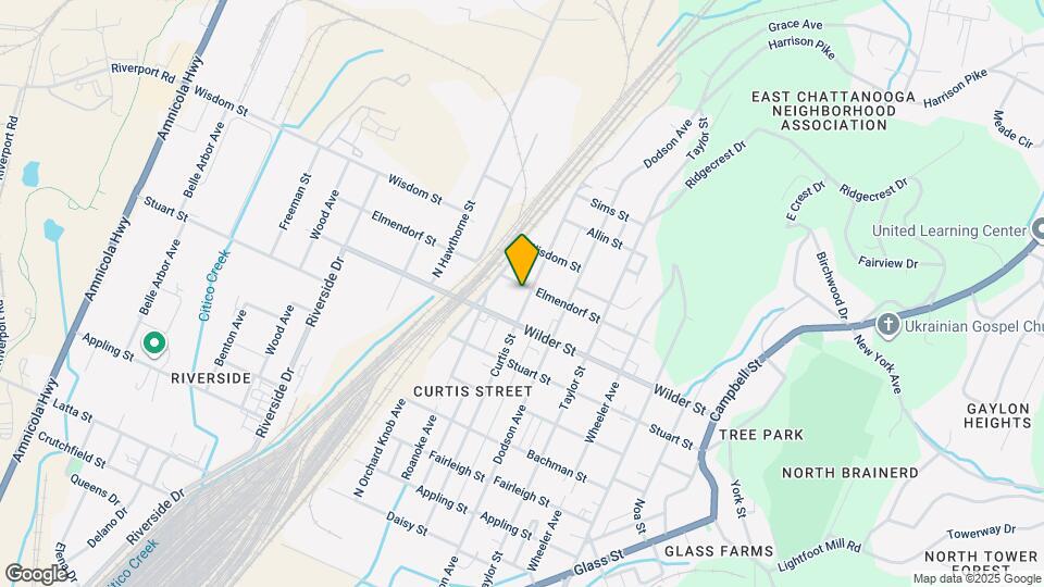 3113 Curtis St Map and Location Details