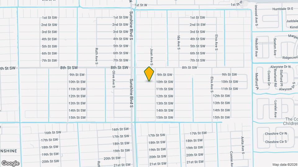 3007 10th St SW Map and Location Details