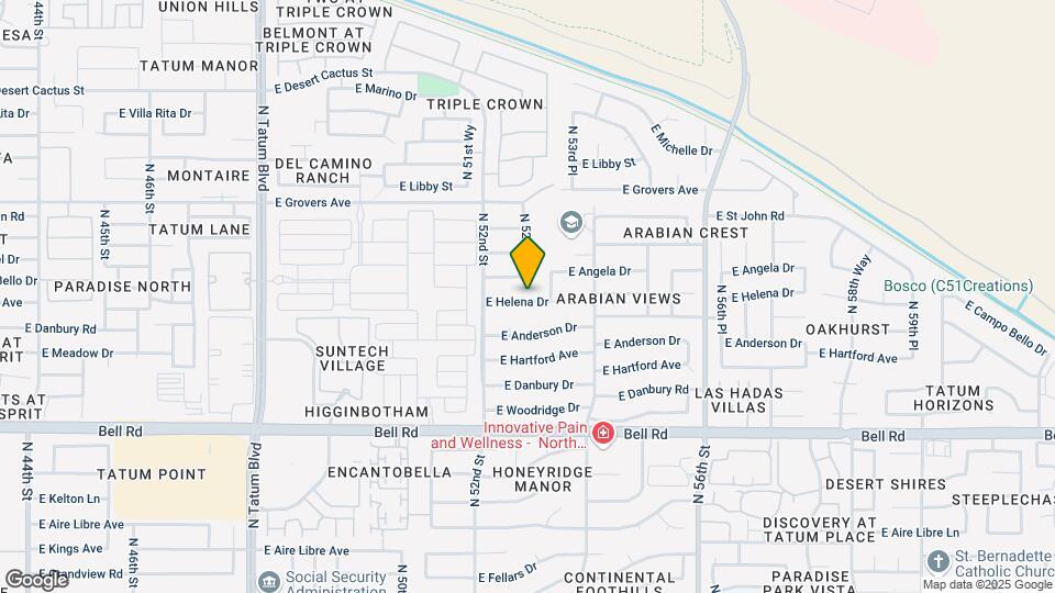 5238 E Helena Dr Mapa y Detalles de la Ubicación