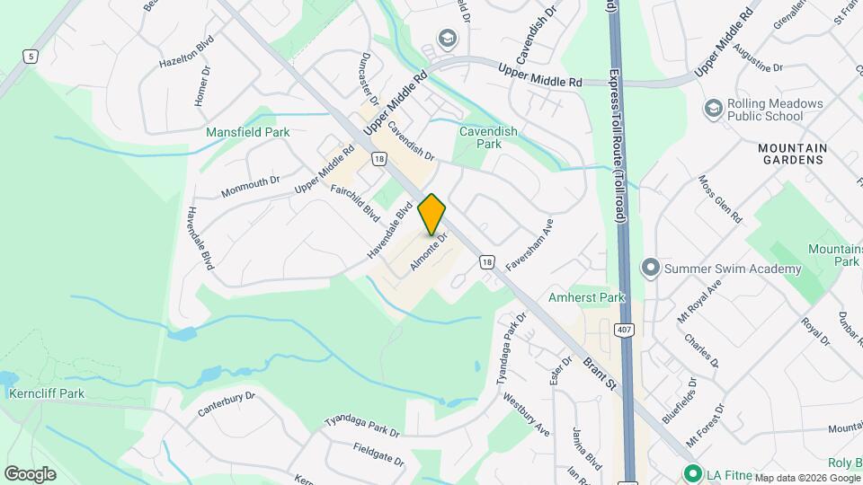1429 Almonte Dr Map and Location Details