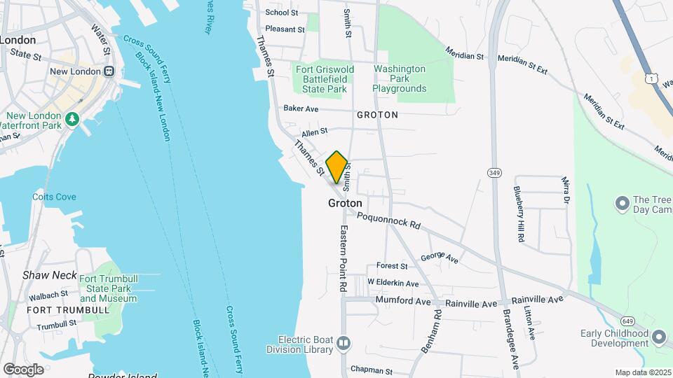 548 Thames St, Unit 2 Map and Location Details
