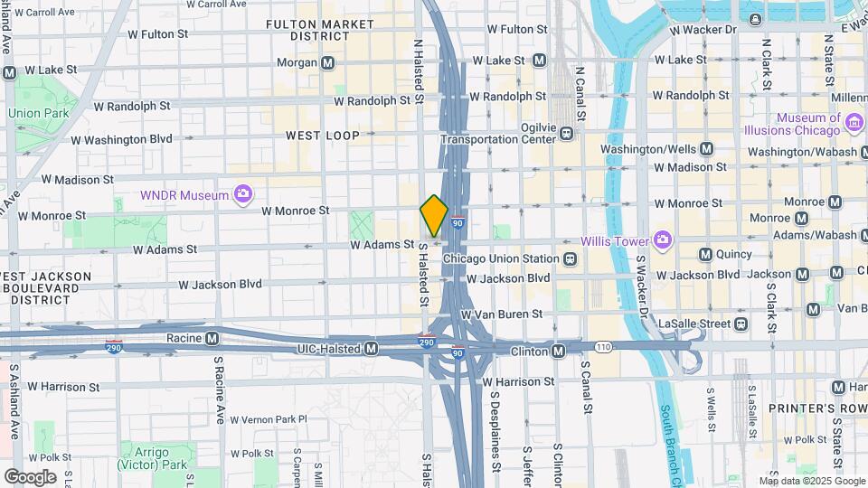 781 W Adams St Map and Location Details