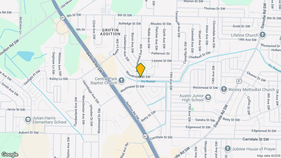 1929 Woodmead St SW Map and Location Details