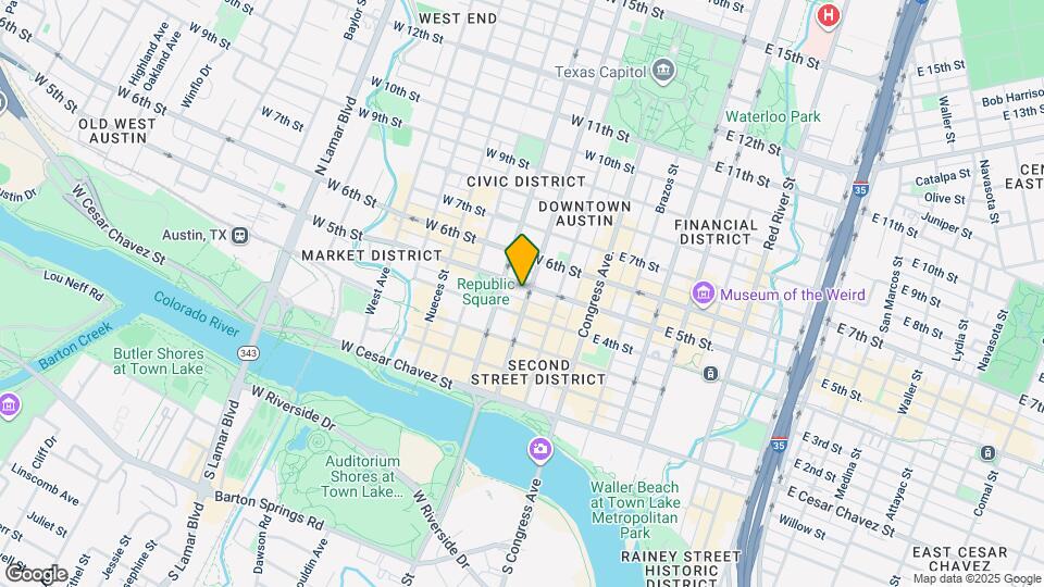 301 W 5th St Map and Location Details