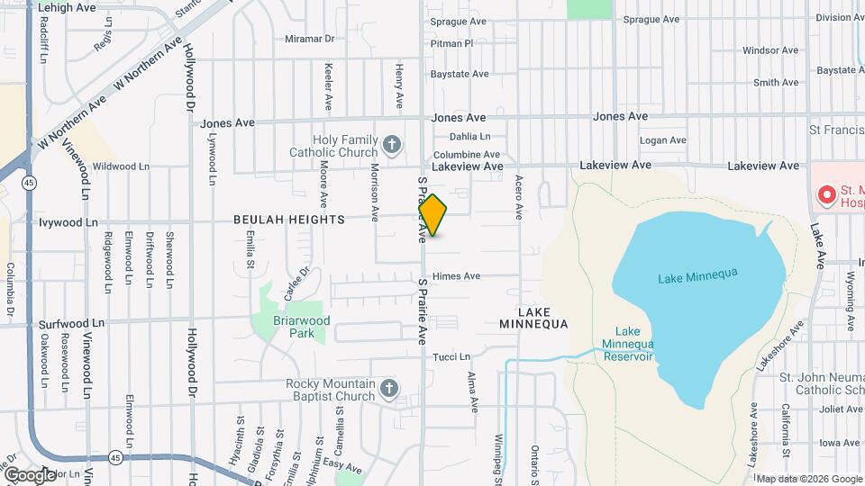 2118 S Prairie Ave Map and Location Details