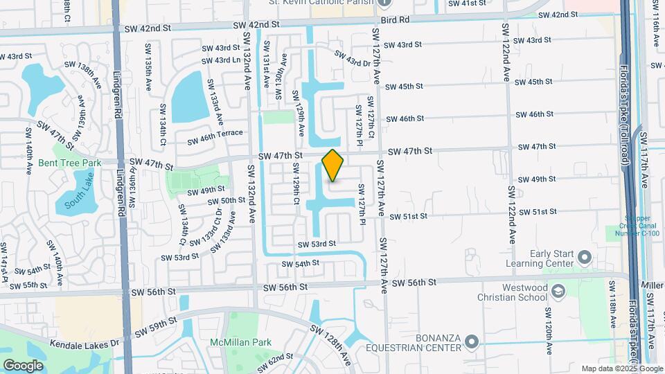 12845 SW 49th Terrace Map and Location Details