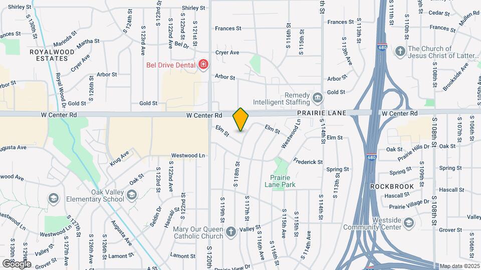2822 S 118th St Map and Location Details